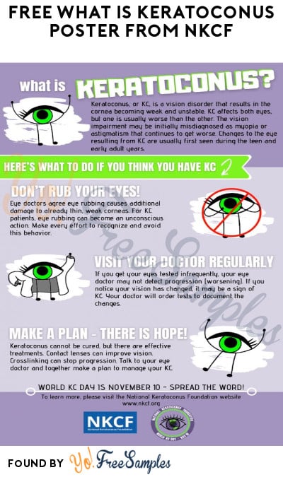 FREE What is Keratoconus Poster from NKCF