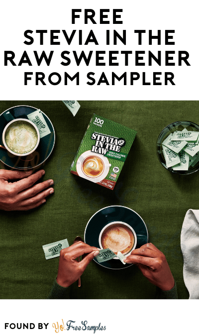 FREE Stevia In The Raw Sweetener From Sampler