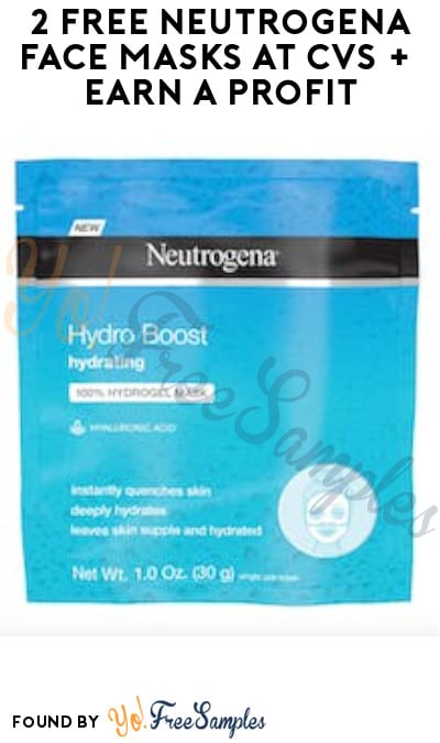 2 FREE Neutrogena Face Masks at CVS + Earn A Profit (Coupon/App Required)