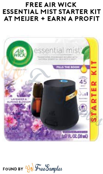 FREE Air Wick Essential Mist Starter Kit at Meijer + Earn A Profit (Account/ Coupon & Ibotta Required)