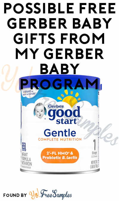 Possible FREE Gerber Baby Gifts From My Gerber Baby Program