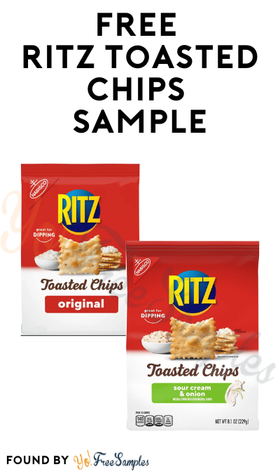 FREE RITZ Toasted Chips Sample