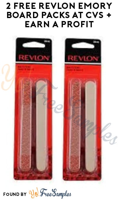 2 FREE Revlon Emory Board Packs at CVS + Earn A Profit (Coupon/App Required)