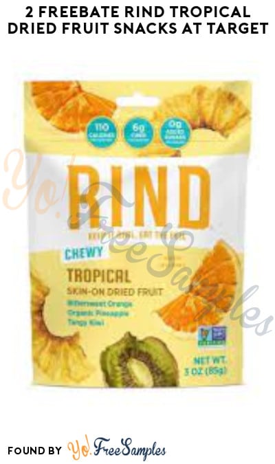 2 FREEBATE RIND Tropical Dried Fruit Snacks at Target (Ibotta Required)