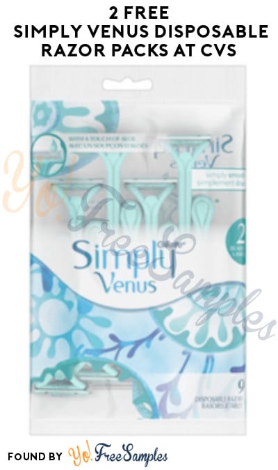 2 FREE Simply Venus Disposable Razor Packs at CVS (Coupon/App Required)
