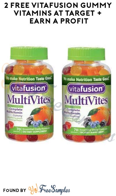2 FREE Vitafusion Gummy Vitamins at Target + Earn A Profit (Swagbucks, Shopkick, Coupons App & Ibotta Required)