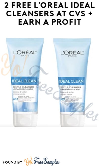 2 FREE L’Oreal Ideal Cleansers at CVS + Earn A Profit (Coupon/App Required)