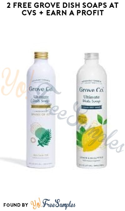 2 FREE Grove Dish Soaps at CVS + Earn A Profit (Checkout51, MyPoints & Shopkick Required)