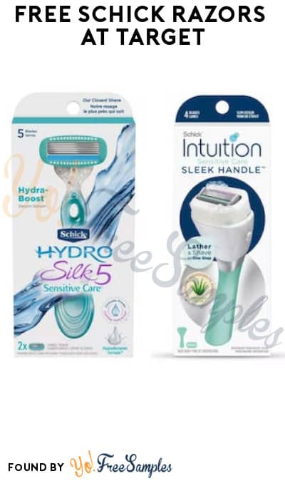 FREE Schick Razors at Target (Target Coupon Required)
