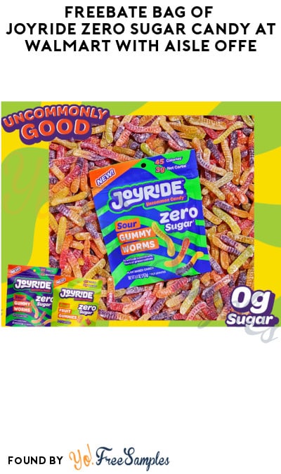 FREEBATE Bag of Joyride Zero-Sugar Candy at Walmart with Aisle Offer (Text Rebate + Venmo/PayPal Required)