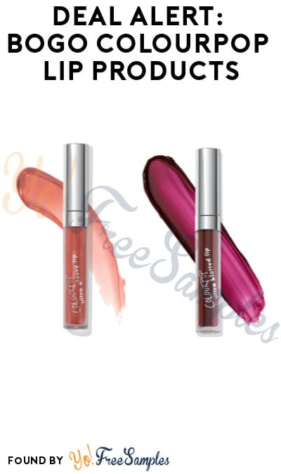 DEAL ALERT: BOGO ColourPop Lip Products (Online Only)