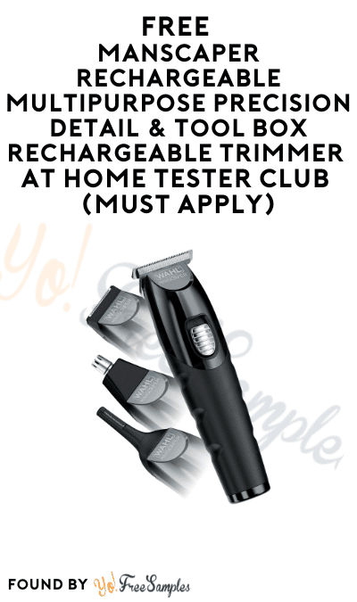 FREE Manscaper Rechargeable MultiPurpose Precision Detail & Tool Box Rechargeable Trimmer At Home Tester Club (Must Apply)