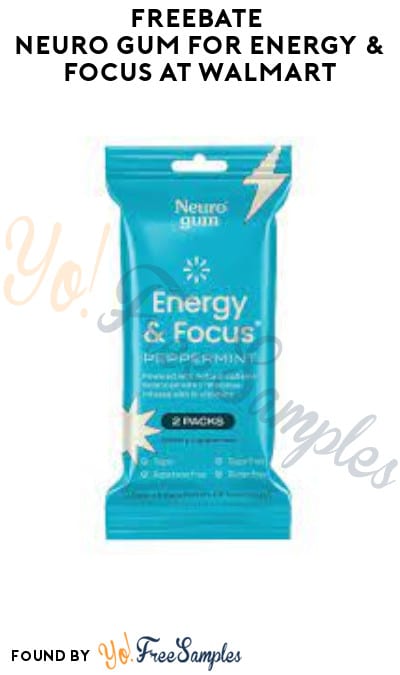 FREEBATE Neuro Gum for Energy & Focus at Walmart (Ibotta Required)