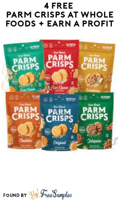 4 FREE Parm Crisps at Whole Foods + Earn A Profit (Swagbucks Required)
