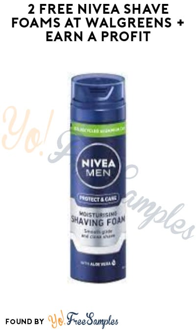 2 FREE Nivea Shave Foams at Walgreens + Earn A Profit (Rewards, Online Only + Ibotta Required)