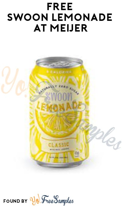 FREE Swoon Lemonade at Meijer (Account/Coupon Required)
