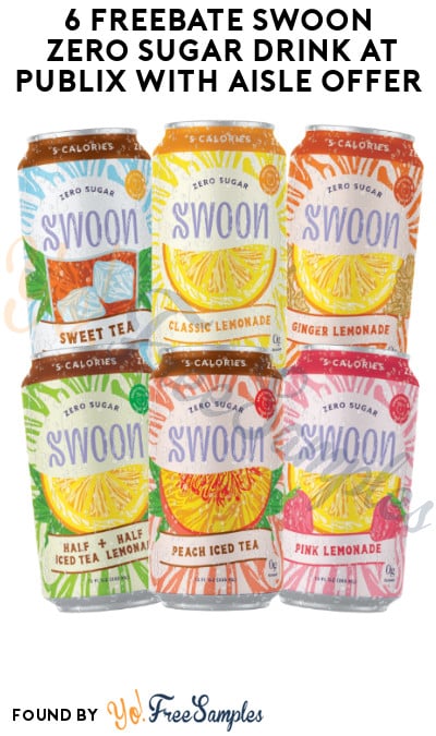 6 FREEBATE Swoon Zero Sugar Drinks at Publix with Aisle Offer (Text Rebate + Venmo/PayPal Required)
