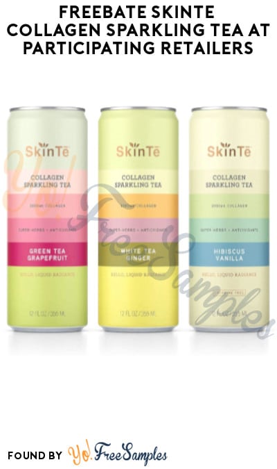 FREEBATE SkinTe Collagen Sparkling Tea at Participating Retailers (Ibotta Required)