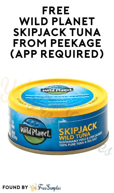 FREE Wild Planet Skipjack Tuna From Peekage (App Required)