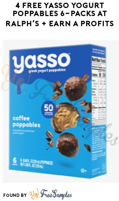 4 FREE Yasso Yogurt Poppables 6-Packs at Ralph’s + Earn A Profit (MyPoints Required)
