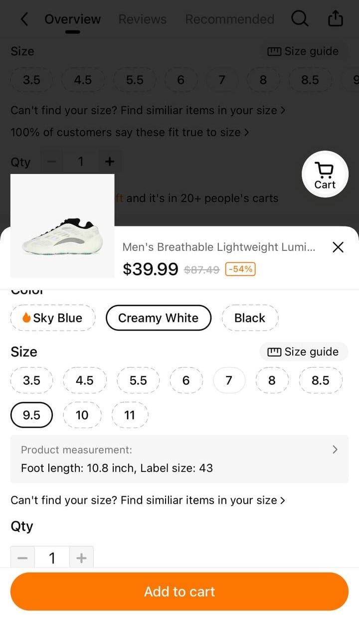 Temu Cart Help Guide
