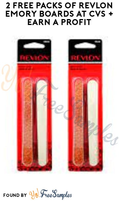 2 FREE Packs of Revlon Emory Boards at CVS + Earn A Profit (Coupon/App & Ibotta Required)