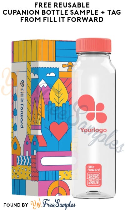 FREE Reusable Cupanion Bottle Sample + Tag from Fill it Forward (Company Name Required)