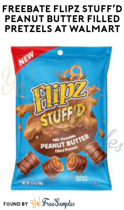 Ends Today 3/27: FREEBATE Flipz Stuff’d Peanut Butter Filled Pretzels at Walmart (Ibotta Required)