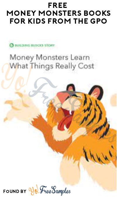FREE Money Monsters Books for Kids from The GPO