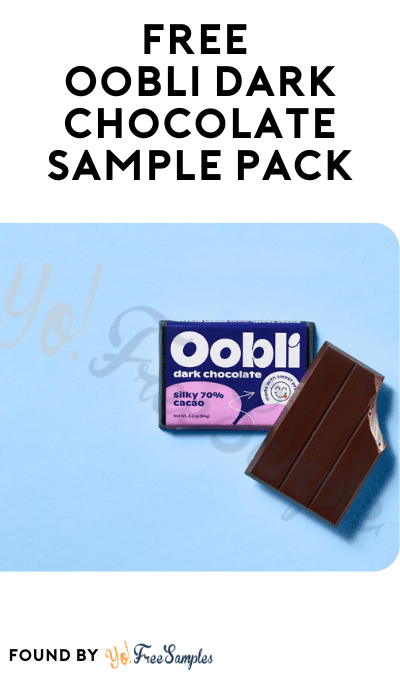 FREE Oobli Dark Chocolate Sample Pack