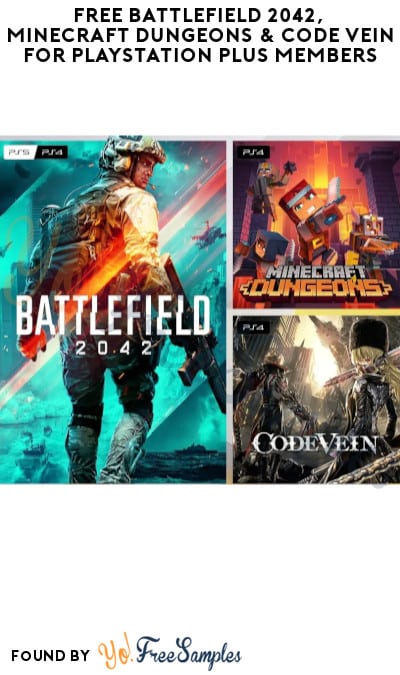 FREE Battlefield 2042, Minecraft Dungeons & Code Vein for PlayStation Plus Members