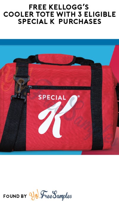 FREE Kellogg’s Cooler Tote with 3 Eligible Special K Purchases