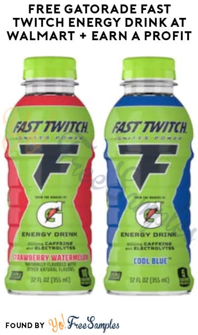 FREE Gatorade Fast Twitch Energy Drink at Walmart + Earn A Profit (Ibotta & Fetch Rewards Required)