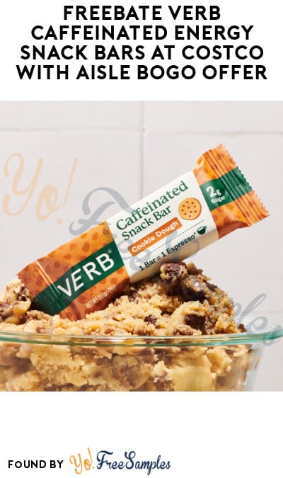 FREEBATE Verb Caffeinated Energy Snack Bars at Costco with Aisle BOGO Offer (Text Rebate + Venmo/PayPal Required)