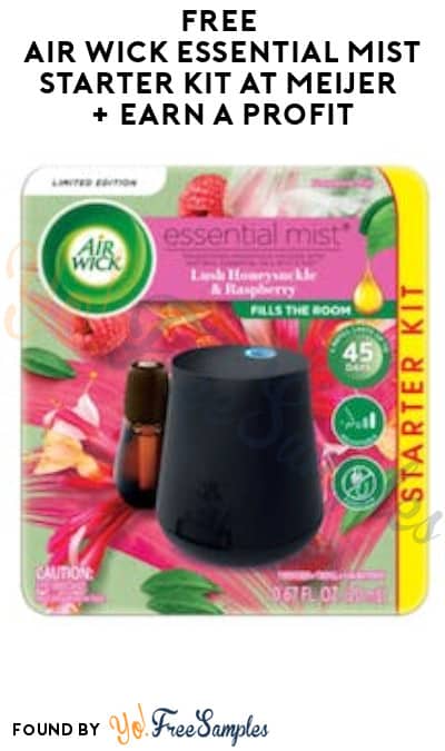 FREE Air Wick Essential Mist Starter Kit at Meijer + Earn A Profit (Account/Coupon & Ibotta Required)