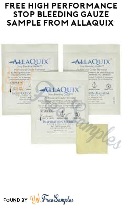FREE High Performance Stop Bleeding Gauze Sample from AllaQuix 
