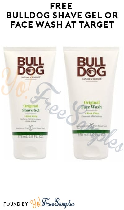 FREE Bulldog Shave Gel or Face Wash at Target (Ibotta & Coupon Required)