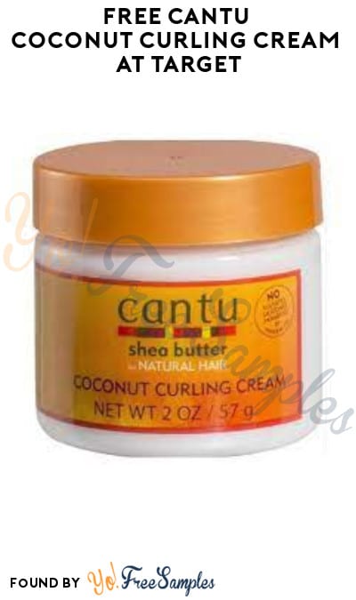 FREE Cantu Coconut Curling Cream at Target (Coupon Required)