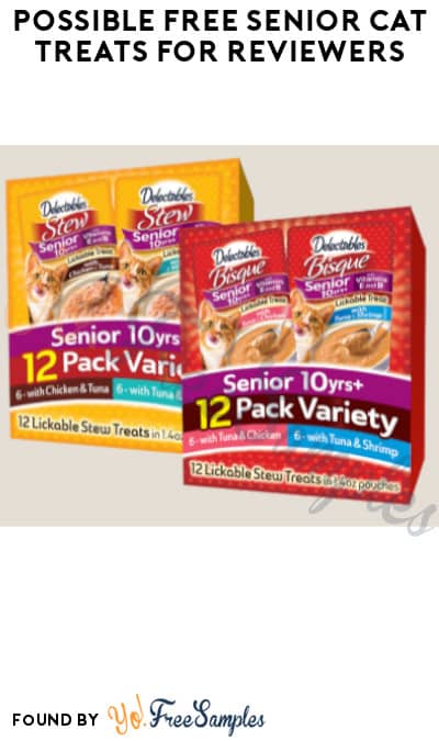 Possible FREE Hartz Senior Cat Treats for Reviewers (Must Apply)