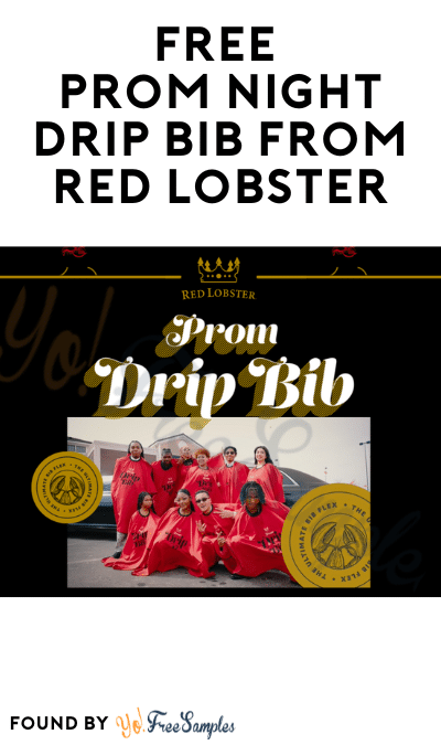 FREE Prom Night Drip Bib from Red Lobster