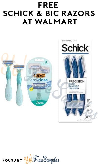 FREE Schick & BIC Razors at Walmart + Earn A Profit (Coupons App & Ibotta Required)
