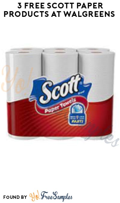 3 FREE Scott Paper Products at Walgreens (Rewards/Coupon Required + Online Only)