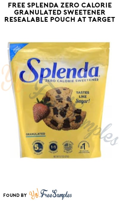 FREE Splenda Zero Calorie Granulated Sweetener Resealable Pouch at Target (Ibotta & Coupon Required)