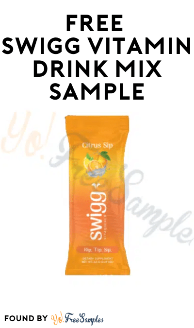 FREE Swigg Vitamin Drink Mix Sample (Email Verification & Facebook Required)