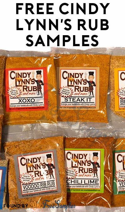 FREE Cindy Lynn’s Spice Rub Samples