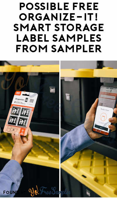 Possible FREE Organize-it! Smart Storage Label Samples from Sampler