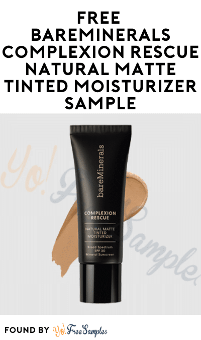 FREE bareMinerals Complexion Rescue Natural Matte Tinted Moisturizer Sample