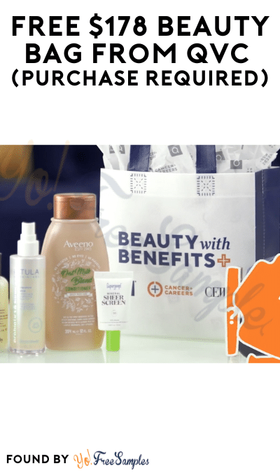 FREE $178 Beauty Bag from QVC (Purchase Required)