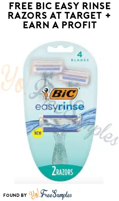 FREE Bic Easy Rinse Razors at Target + Earn A Profit (Ibotta & Target RedCard Required)