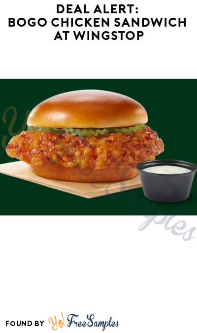 BOGO Chicken Sandwich at Wingstop (App/Online Only + Code Required)